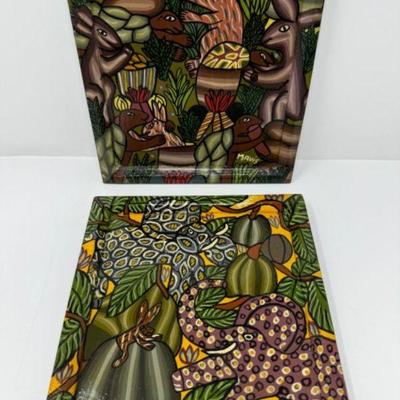 Signed Zimbabwean Masterpieces: Hare & Tortoise + The Thief Was Found	