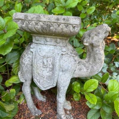 Decorative Concrete Camel Garden Sculpture	