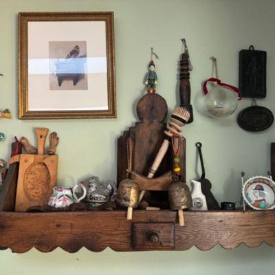 	Rustic Wooden Vintage Charms: Kitchen Treasures, Folk Art, & Decor+