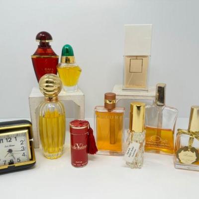 Luxe Scents: Valentino, Coco Chanel, Guerlain + Folding Travel Clock	