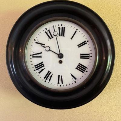 Fusee Style Wall Clock w/ Octagonal Bezel