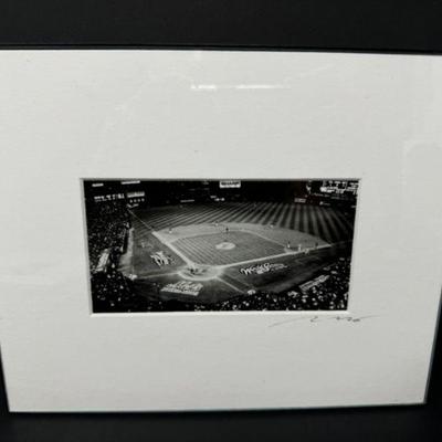 Signed & Framed Photograph: 2000 World Series at Shea Stadium	