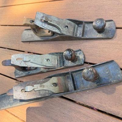 Antique Woodworking Planes: L. Bailey, Stanley, & Millers Falls	