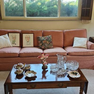 MCM- 100" Pink Couch-SURPRISE!! After inspecting further..... We found the the Pink is a VERY well made cover- It is actually a...