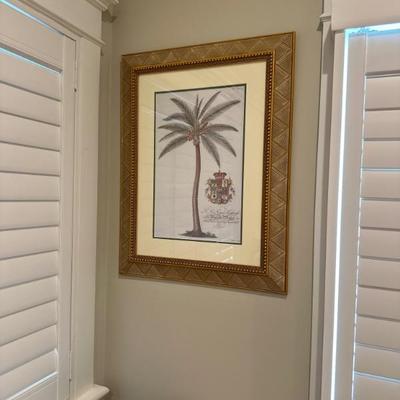 Palm tree in a frame