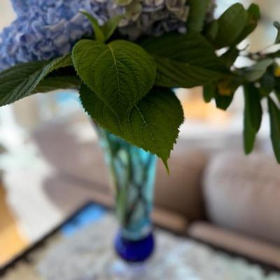 LARGE BLUE VASE