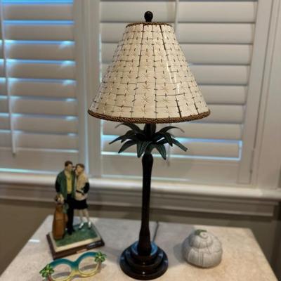 palm tree lamps two of them