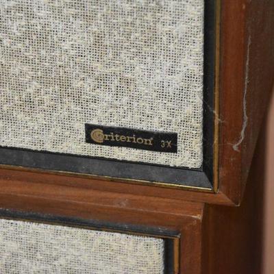 Criterion 3x Speakers (Pair)