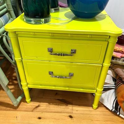 Faux Bamboo Side table