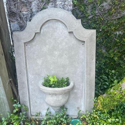 fountain plaque
