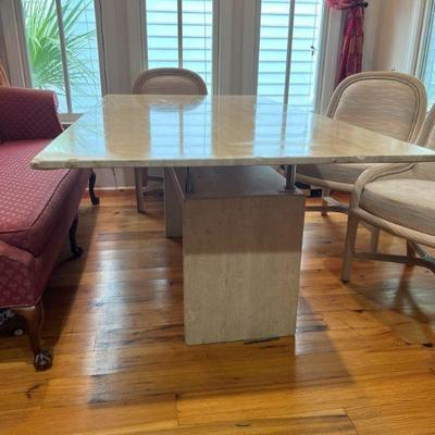 Mid Century Modern Marble Table 