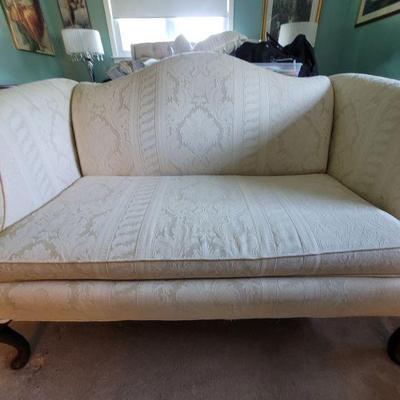 Queen anne love seat