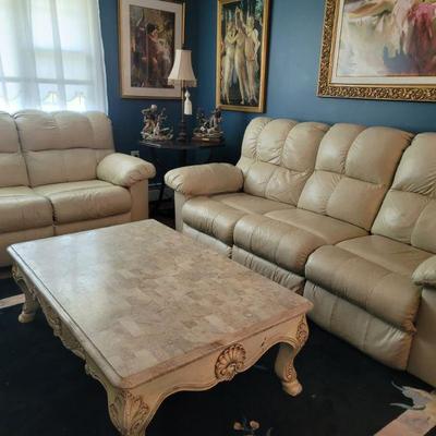 Leather sofa 