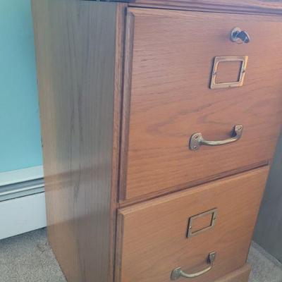 Wood file cabinet 