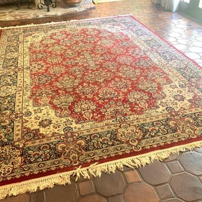 Couristan rug, made in Belgium 7’10” x 11’4”