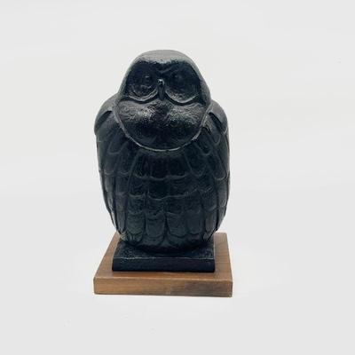 Austin Productions owl, 1966, ht. w/ stand 11 1/2”