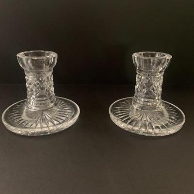 Waterford candlesticks