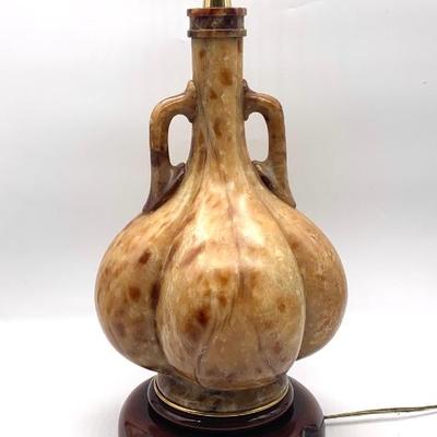 Alabaster table lamp by Marbro Originals
