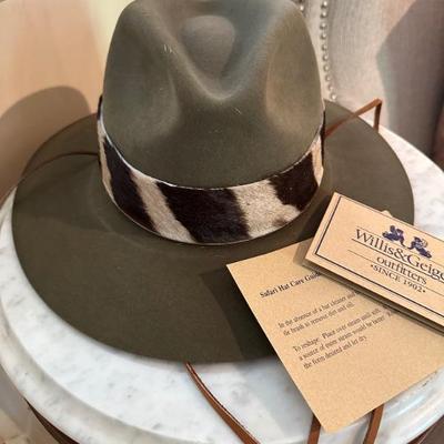 Willis & Geiger safari hat New In Box!