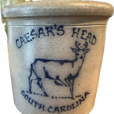 Rockdale Union Stoneware crock