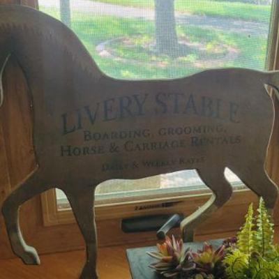Livery Stable sign (newer)