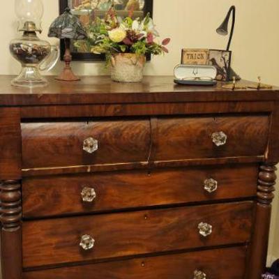 Veneered Front Empire Dresser 