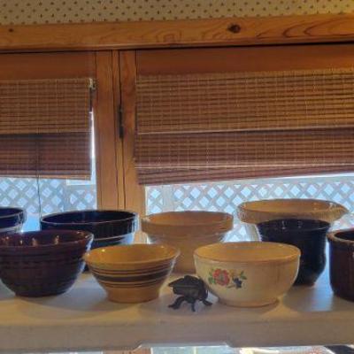 Antique Pottery Bowls