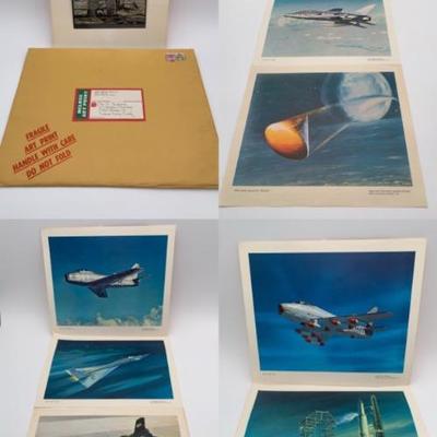 Foil Moonwalker Print - NAA Aircraft Prints - 1960s