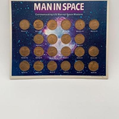 Commemorative Coins - Man In Space - US Manned Space Missions - 1969
