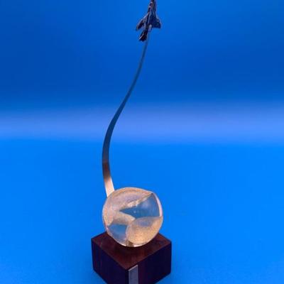 Gra Wun Studio/RJ Graves - Rare Sterling Silver Jet Sculpture