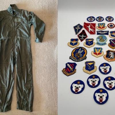 Authentic Fighter Pilot Flight Suit & Military Patches