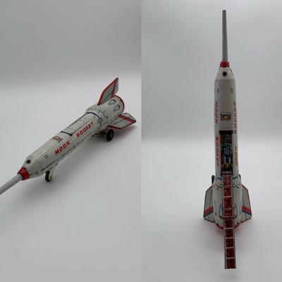 Vintage Masuya Friction Moon Rocket - the Original!
