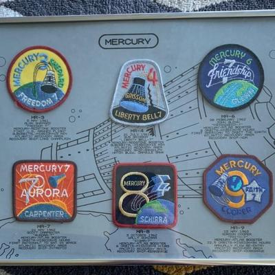 Mercury Patch DIsplay - Moments In Space