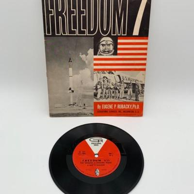 Freedom 7 - Shepard Flight Booklet & LP - 1961