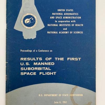 Results of the First US Manned Sub-Orbital Flight - 1961 - Rare