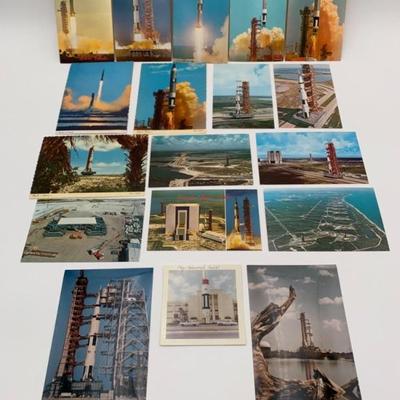 Rocket/Space Center Vintage Postcards