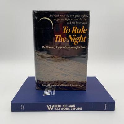 Book: TO RULE THE NIGHT - Astronaut Signed: Irwin + NASA Book	
