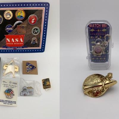 NASA Collector/Space Pins/BSA Clasp