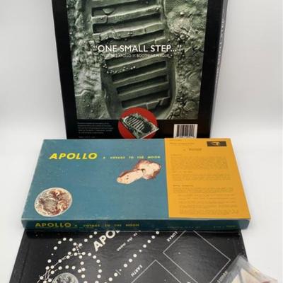 Apollo Board Game & Moon print Wall Hanging