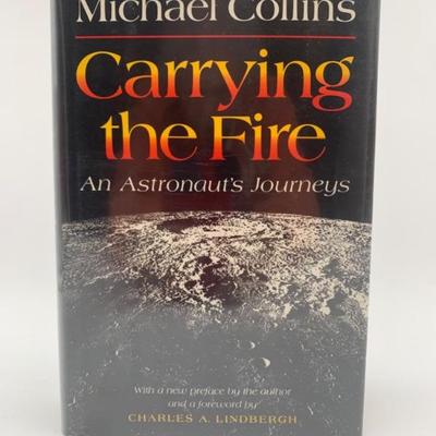 Book - CARRYING THE FIRE - Astronaut Signed: Collins