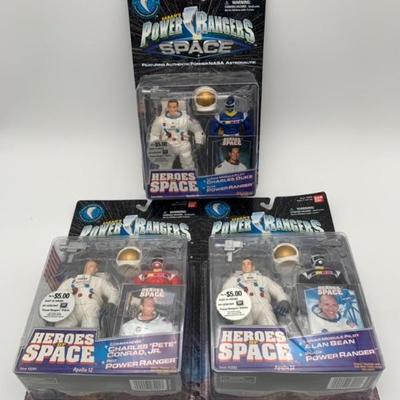 Power Ranger Astronaut Figures - Duke, Conrad, & Bean