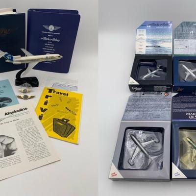 Alaska Airlines Bundle - Models, Bargaining Agreements, Ephemera