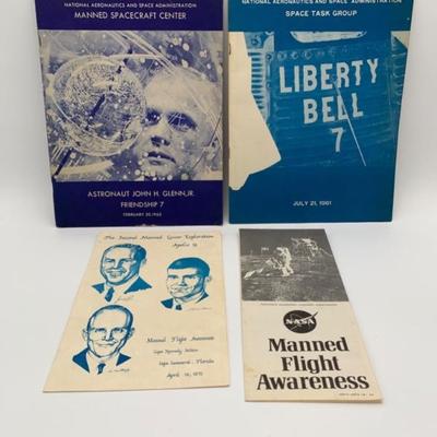 Early Mercury Program Narratives + Flight Awareness Ephemera