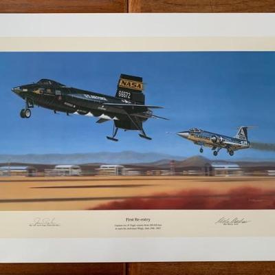 FIRST RE-ENTRY - Machat/Engle signed Print - Ltd Ed
