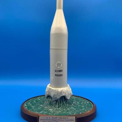 Desktop Model - Polarus Submarine-Launch Missile - Vintage