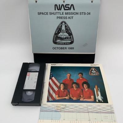 Space Shuttle STS-34 Press Kit & Flight Plan - 1989