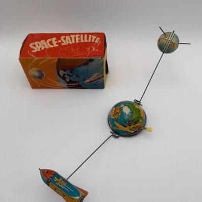 West German-made Spinning Satellite - 1950s Vintage