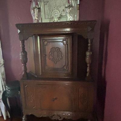 Antique Jacobean Revival Cupboard