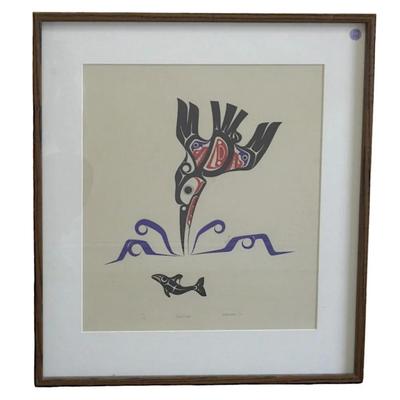 ART THOMPSON (1948-2003) NU CHAH NULTH KINGFISHER