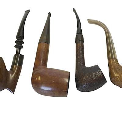 4 VINTAGE MID CENTURY DANISH + FRENCH + ITALY PIPES